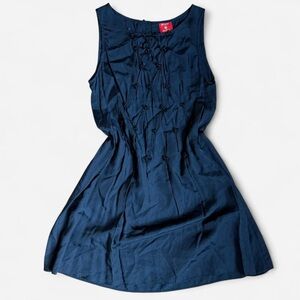 Elegant Navy Sleeveless Dress